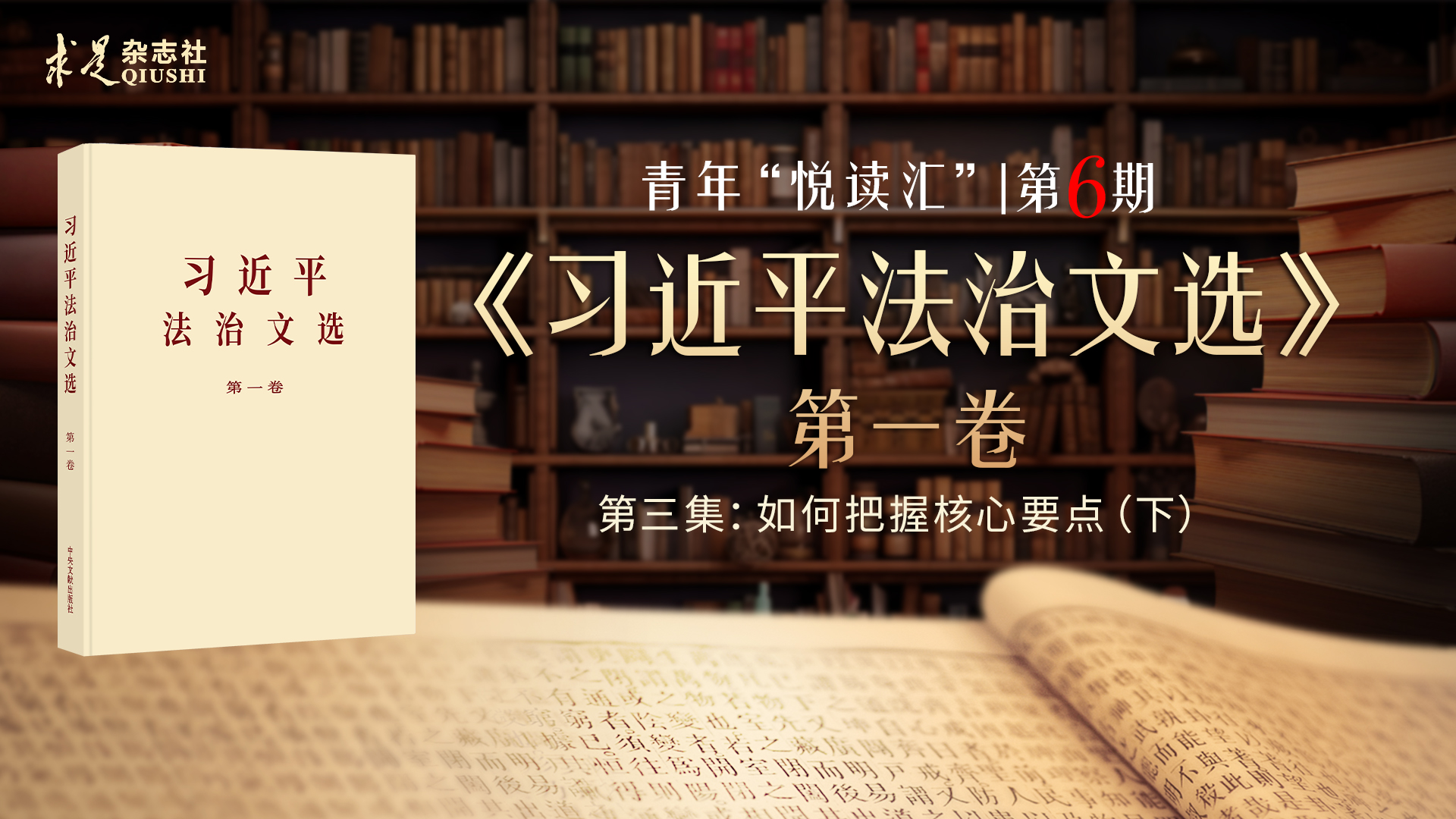 如何把握《习近平法治文选》（第一卷）的核心要点（下）